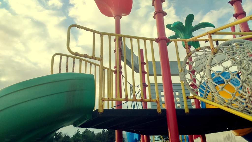 Colorfull iron protection fence