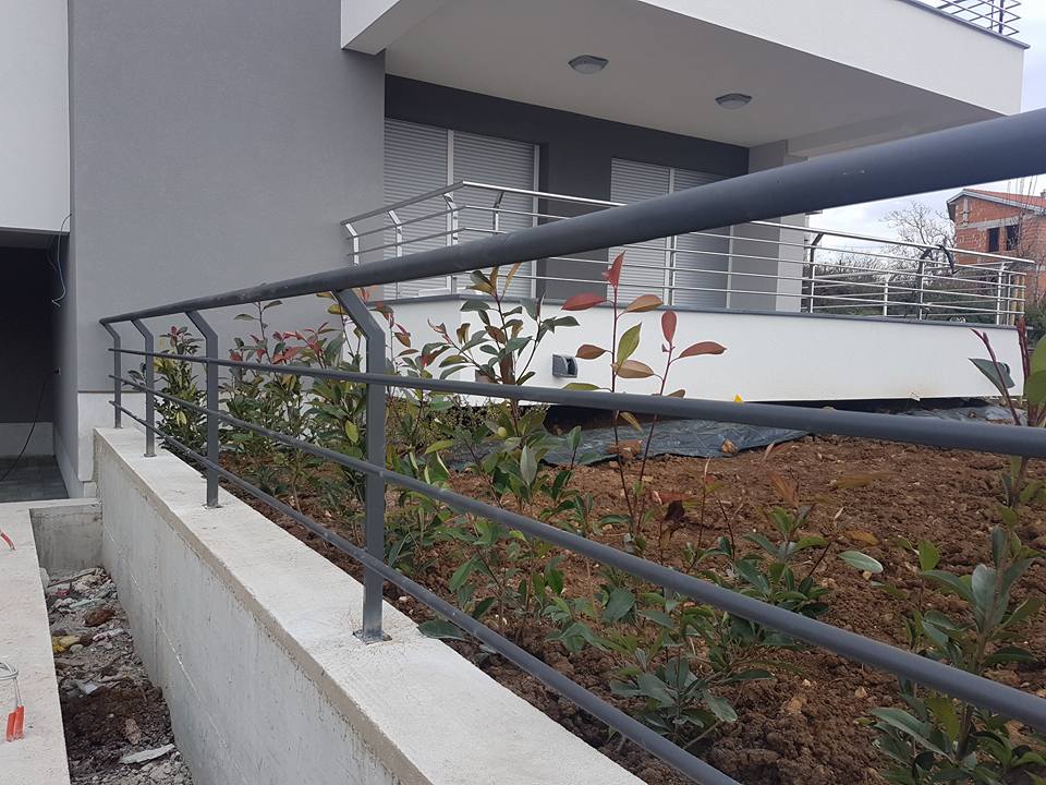 Iron fence for garden